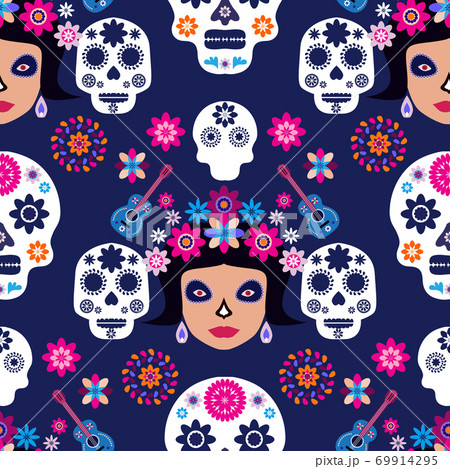 Skull pattern 10 69914295