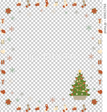 Christmas pattern frame Christmas pattern frame 69915768