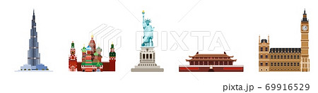 the main attractions of the world. from Asia new 69916529