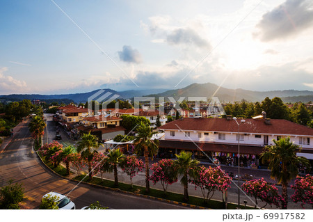 Panoramic view of Kemer, Turkey 69917582