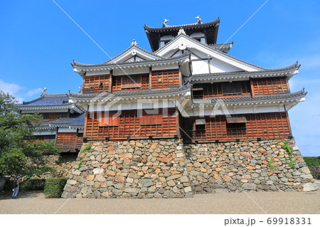 【京都府】晴天下の福知山城 【京都府】晴天下の福知山城 69918331