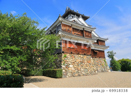 【京都府】晴天下の福知山城 【京都府】晴天下の福知山城 69918338