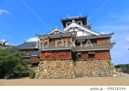 【京都府】晴天下の福知山城 69918344