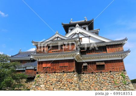【京都府】晴天下の福知山城 69918351