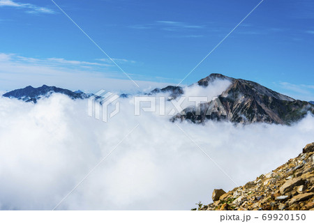 雲海と白馬岳 雲海と白馬岳 69920150
