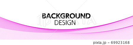 背景イラスト アブストラクト 曲線 幾何学模様 湾曲 サウンドウェーブのイラスト素材