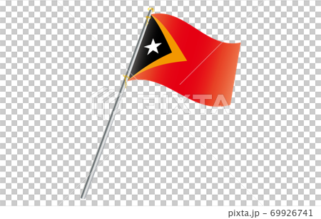 New World Flag 2: 3Ver Gradation Wave Pole East Timor New World Flag 2: 3Ver Gradation Wave Pole East Timor 69926741