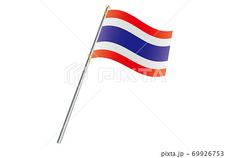 新世界の国旗2:3Verグラデーション波ポール タイ 新世界の国旗2:3Verグラデーション波ポール タイ 69926753