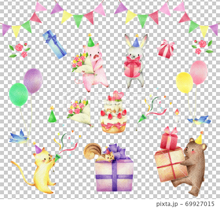 動物聚會材料套裝手繪彩色鉛筆素描 動物聚會材料套裝手繪彩色鉛筆素描 69927015