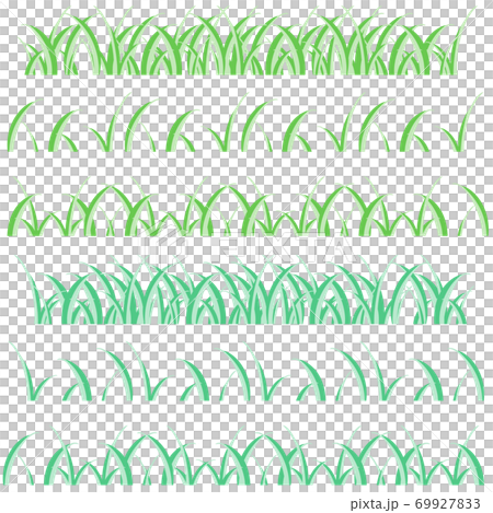 雑草のラインセット 69927833