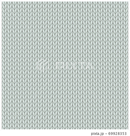 手編みニット メリヤス編み のイラスト素材