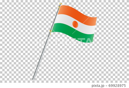 Flag of the New World 2: 3 Ver Gradation Wave Pole Niger Flag of the New World 2: 3 Ver Gradation Wave Pole Niger 69928975