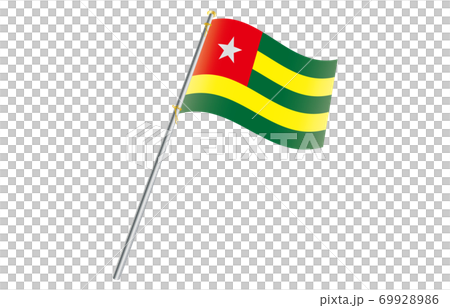 Flag of the New World 2: 3 Ver Gradation Wave Pole Togo 69928986