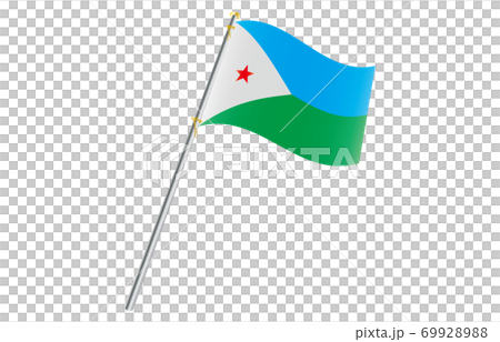Flag of the New World 2: 3 Ver Gradation Wave Pole Djibouti Flag of the New World 2: 3 Ver Gradation Wave Pole Djibouti 69928988