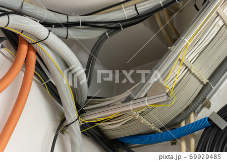 Telecommunication installation in duct cable Telecommunication installation in duct cable 69929485