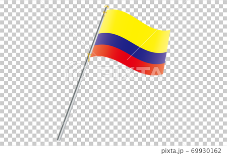 New World Flag 2: 3 Ver Gradient Wave Pole Colombia 69930162