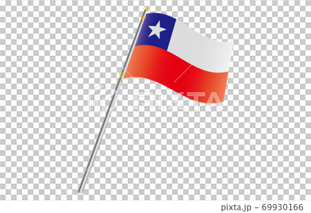 Flag of the New World 2: 3 Ver Gradation Wave Pole Chile Flag of the New World 2: 3 Ver Gradation Wave Pole Chile 69930166