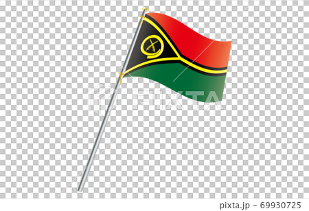 Flag of the New World 2: 3 Ver Gradation Wave Pole Vanuatu Flag of the New World 2: 3 Ver Gradation Wave Pole Vanuatu 69930725