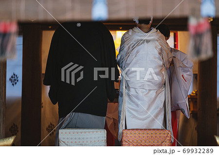 神前結婚式の風景 69932289