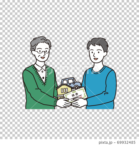 父から息子への相続 69932485