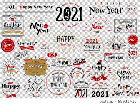 New Year's card character design 2021_1 69933415