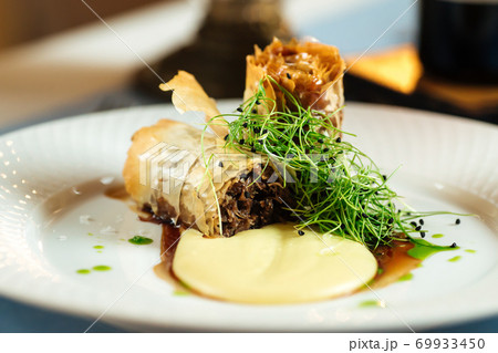 Spanish cuisine dish stewed rabo de toro oxtail Spanish cuisine dish stewed rabo de toro oxtail 69933450