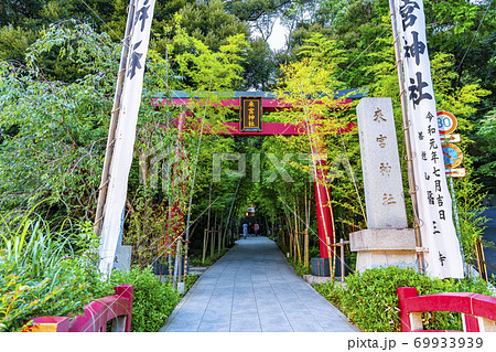 【静岡県】熱海市　来宮神社の鳥居 69933939