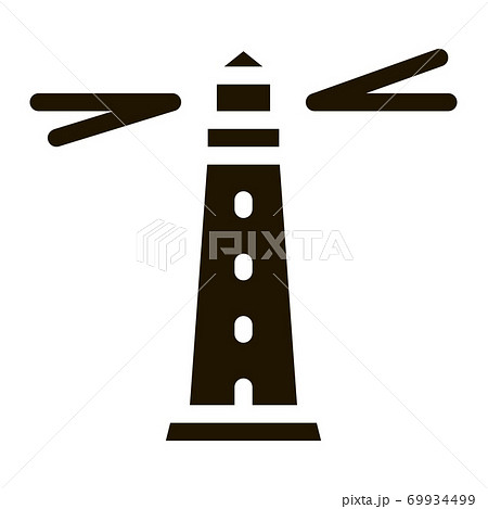 Lighthouse Beacon Icon Vector Glyph Illustration Lighthouse Beacon Icon Vector Glyph Illustration 69934499