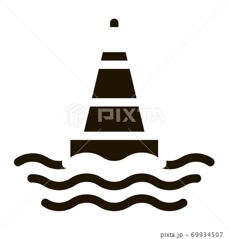 Sea Light Buoy Icon Vector Glyph Illustration Sea Light Buoy Icon Vector Glyph Illustration 69934507
