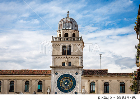 Medieval Clock Tower in Padua - Piazza dei Signori Veneto Italy 69934796