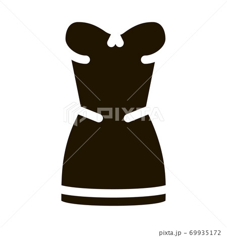 Elegant Lingerie Icon Vector Glyph Illustration 69935172