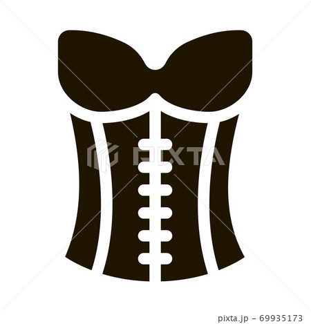 Corset Underwear Icon Vector Glyph Illustration 69935173