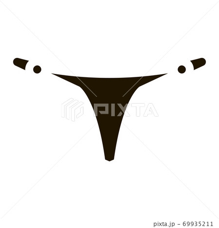 Tanga Pants Icon Vector Glyph Illustration Tanga Pants Icon Vector Glyph Illustration 69935211