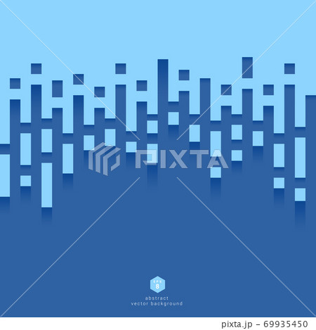 Abstract Vector background merge of 2 colors with blue tones. The ends of the lines and elements are square. Abstract Vector background merge of 2 colors with blue tones. The ends of the lines and elements are square. 69935450