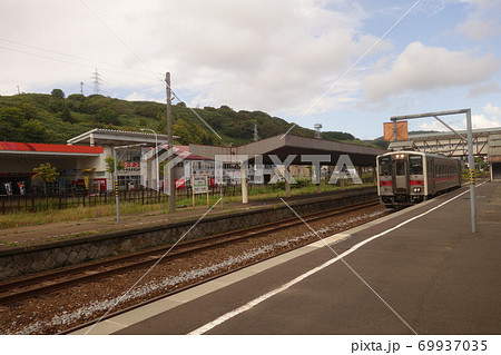 北海道 宗谷本線 南稚内駅 進入してきた車両 北海道 宗谷本線 南稚内駅 進入してきた車両 69937035
