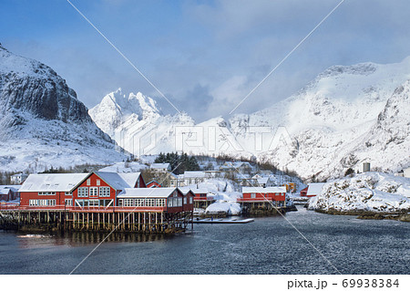 "A" village on Lofoten Islands, Norway "A" village on Lofoten Islands, Norway 69938384