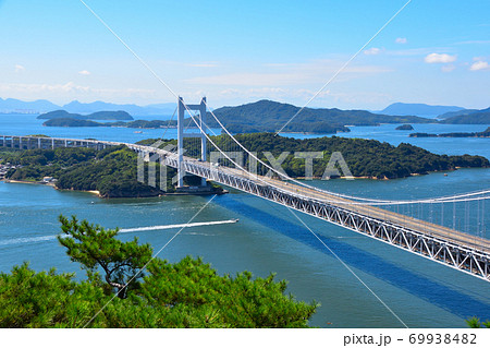 下津井瀬戸大橋 鷲羽山より 下津井瀬戸大橋 鷲羽山より 69938482