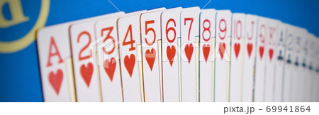 Playing cards game in casino, gambling ad 69941864