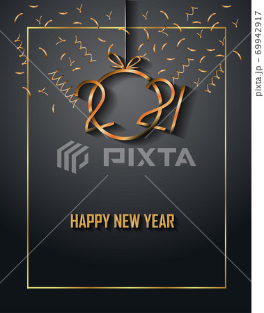 2021 Happy New Year background for your seasonal invitations, festive posters, greetings cards. 2021 Happy New Year background for your seasonal invitations, festive posters, greetings cards. 69942917