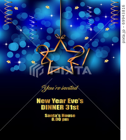 2021 Happy New Year background for your seasonal invitations, festive posters, greetings cards. 69943816