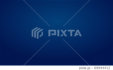 Blue perforated blue background with black holes and glow 69944412