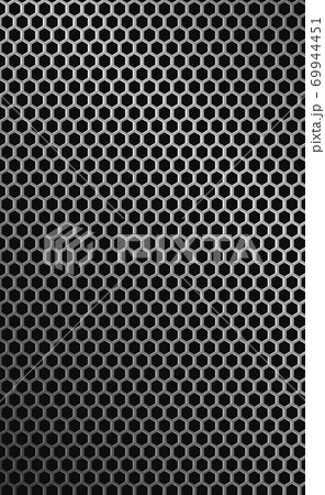 Silver perforated iron with white reflections - Vector Silver perforated iron with white reflections - Vector 69944451