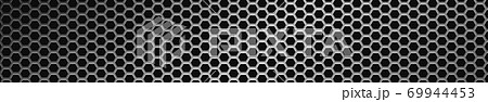 Silver perforated iron with white reflections - Vector Silver perforated iron with white reflections - Vector 69944453