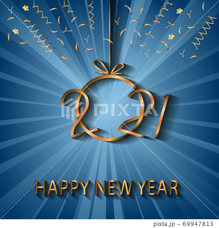 2021 Happy New Year background. 69947813