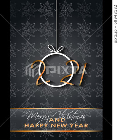 2021 Happy New Year background for your seasonal invitations, festive posters, greetings cards. 69948182