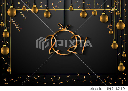 2021 Happy New Year Background for your seasonal flyers and greetings card or Christmas invitations. 69948210