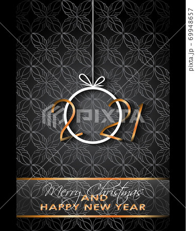 2021 Happy New Year background for your seasonal invitations, festive posters, greetings cards. 69948657