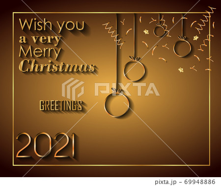 2021 Merry Christmas background. for your seasonal invitations, festival posters, greetings cards. 69948886