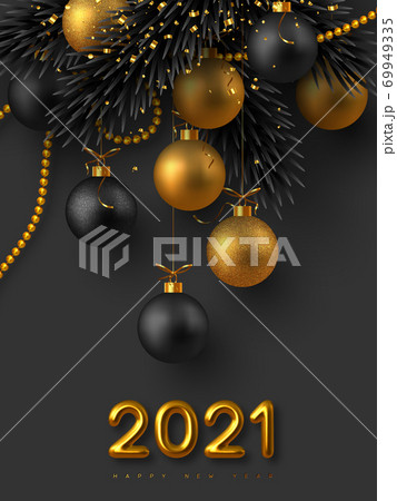 2021 New Year sign. 2021 New Year sign. 69949335
