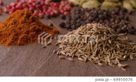Indian spices on the table Indian spices on the table 69950076